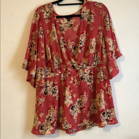 torrid Tops - Torrid Floral Blouse